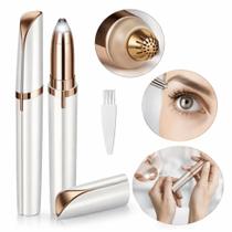 Depilador de Sobrancelha indolor Aparador Facial Feminino Com LED Portátil Depilador de Sobrancelha indolor Aparador Facial Feminino Com LED Portátil