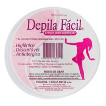 Depilador Depila Fácil Lenços Rolo com 50 metros Depilador Depila Fácil Lenços Rolo com 50 metros