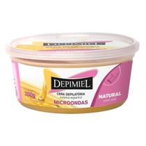 Depilador Depimiel Cera para Microondas Natural com Mel 200g Depilador Depimiel Cera para Microondas Natural com Mel 200g