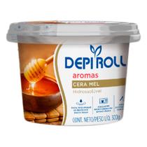 Depilador DepiRoll Cera Hidrossolúvel Aromas Mel 300g - Depi Roll