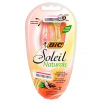 Depilador descartável Soleil Naturalis Laranja e Amarelo 2 unidades - Bic Depilador descartável Soleil Naturalis Laranja e Amarelo 2 unidades - Bic