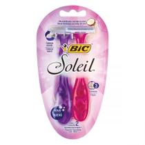 Depilador descartável Soleil Rosa e Roxo 2 unidades - Bic Depilador descartável Soleil Rosa e Roxo 2 unidades - Bic