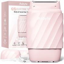 Depilador elétrico Asbyte 4 em 1 para mulheres, aparador íntimo rosa Depilador elétrico Asbyte 4 em 1 para mulheres, aparador íntimo rosa