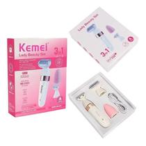 Depilador Elétrico Facial Feminino Escova Kemei Km3204