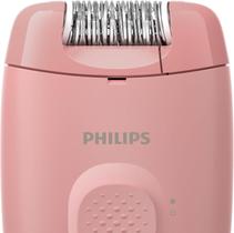 Depilador Elétrico Philips Satinelle BRE229 00 Rosa Bivolt Com Acessório 2 Velocidades Remove Pelos da Raiz