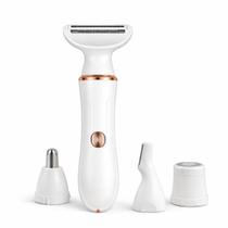 Depilador Elétrico Recarregável Portátil Ideal Para Depilação Completa e Confortável Depilador Elétrico Recarregável Portátil Ideal Para Depilação Completa e Confortável
