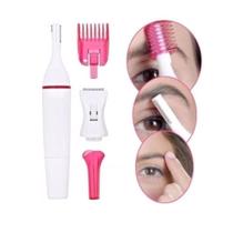 Depilador Elétrico Rosa 4 em 1 - Ideal para Depilação Feminina Sem Dor