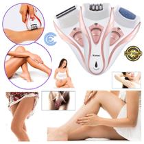 Depilador elétrico sem fio 3 EM 1 versátil e completo utilizado em qualquer parte do corpo Depilador elétrico sem fio 3 EM 1 versátil e completo utilizado em qualquer parte do corpo