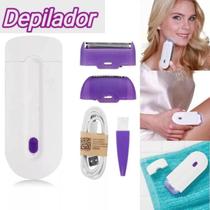 Depilador Feminino Compacto com Luz Ativa para Melhor Visibilidade