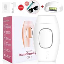 Depilador Laser IPL Permanente De Luz Pulsada 600 Mil Disparos + Refil - Dcovor