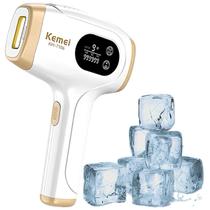 Depilador Luz Pulsada IPL Kemei Sensação Gelo Depilação Lase