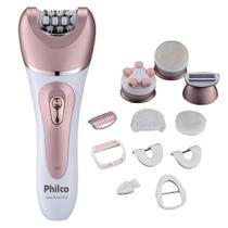 Depilador Massageador Esfoliador Philco Aqua Deluxe Plus PDP02 Rosa - Bivolt