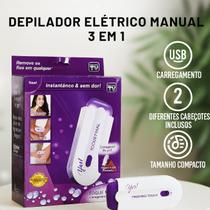 Depilador Mini USB Indolor Rosa Portátil