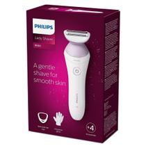 Depilador Philips SatinShave para Uso Seco e Molhado com 01 Velocidade Lilás e Branco - BRL136/00