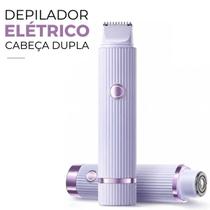 Depilador Portátil 2 em 1 Sem Irritação Rápido e Prático