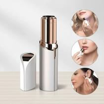 Depilador Portatil Facial Busto Rosto Axilas Indolor Bigode Branco