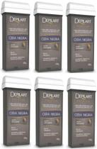Depilart Kit 06 Unidades Cera Depilatória Roll-on Negra 100g