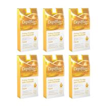 Depilatorio Depilflax Folhas Prontas Facial C/24 Natural-6Un