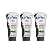 Depilatorio Depiroll Creme 100G Corpo Carvao E Argila - 3Un Depilatorio Depiroll Creme 100G Corpo Carvao E Argila - 3Un