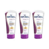 Depilatorio Depiroll Creme Corporal 100G Argan - Kit Com 3Un Depilatorio Depiroll Creme Corporal 100G Argan - Kit Com 3Un