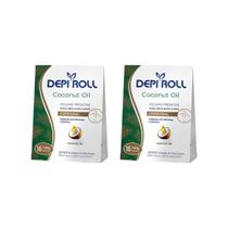 Depilatorio Depiroll Folha Corporal Com 16 Oleo De Coco-2Un