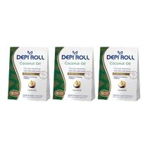 Depilatorio Depiroll Folha Corporal Com 16 Oleo De Coco-3Un
