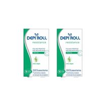 Depilatorio Depiroll Folha Facial Com 16 Algas - Kit Com 2Un