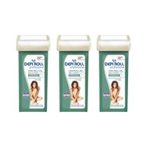 Depilatorio Depiroll Roll-On 100G Algas - Kit Com 3Un Depilatorio Depiroll Roll-On 100G Algas - Kit Com 3Un