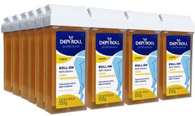 Depilatorio Depiroll RollOn 100g Tradicional Kit Com 24 Un