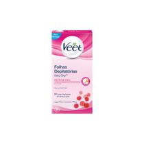 Depilatorio Veet Folhas Corporal Com 12 Peles Normais