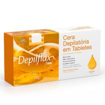 Depilflax - 03 Cera Quente Depilatória Natural 1Kg Depilflax - 03 Cera Quente Depilatória Natural 1Kg