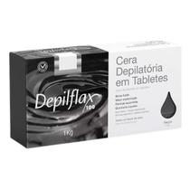 Depilflax - 03 Cera Quente Depilatória Negra 1Kg Depilflax - 03 Cera Quente Depilatória Negra 1Kg