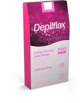 Depilflax 20 Folhas Prontas Design Sobrancelha