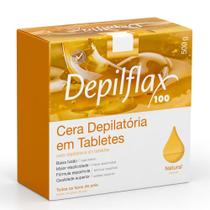 Depilflax cera depilatória em blocos natural 500g