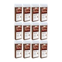 Depilflax Cera Roll-on Refil Chocolate 100g - 12 Unidades Depilflax Cera Roll-on Refil Chocolate 100g - 12 Unidades