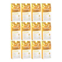 Depilflax Folhas Prontas Corporais c/ 20 Natural - 12 Unidades