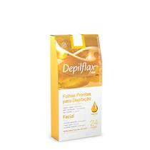 Depilflax Folhas Prontas para Depilação Facial / 24 folhas Depilflax Folhas Prontas para Depilação Facial / 24 folhas
