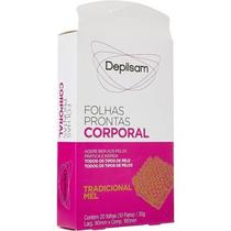 Depilsam Folhas Prontas Corporal tradicional mel - 20 Folhas