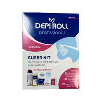 Depiroll Kit Depilação Com Aparelho De Cera Quente Para Corpo e Rosto Depiroll Kit Depilação Com Aparelho De Cera Quente Para Corpo e Rosto
