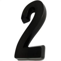 Deplasti Numero 3D Preto 2 13Cm Deplasti Numero 3D Preto 2 13Cm