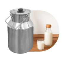 Depósito 3 Litros de Alumínio para Leite Óleo Gordura com Trava Reforçado