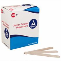 Depressor de língua Júnior 5-1/2 Polegada Madeira 15,9 mm Lâmina larga, 500 Conde por Dynarex