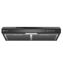 Depurador de Ar Electrolux 60cm Preto Alto Poder de Sucção, Luz LED e Filtragem Dupla (DE6SB)