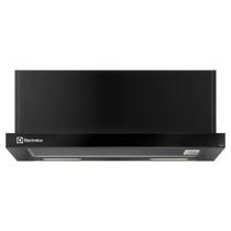 Depurador de ar electrolux 60cm retratil em aço inox preto 220v de6rb Depurador de ar electrolux 60cm retratil em aço inox preto 220v de6rb