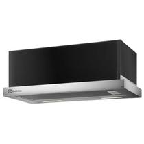 Depurador de Ar Electrolux DE6RS Inox 60cm Retrátil Efficient com Luz de Led Voltagem:220 Depurador de Ar Electrolux DE6RS Inox 60cm Retrátil Efficient com Luz de Led Voltagem:220