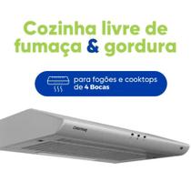 Depurador De Ar Exaustor 60 Cm Para Cozinha Parede Prata Bivolt Colormaq