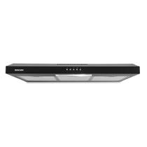 Depurador de Ar Slim 80cm Suggar DPS181PT com 3 Velocidades e Dupla Filtragem Preto 127V