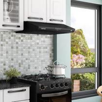 Depurador De Cozinha Exaustor 60 Cm De Parede Preto 127v
