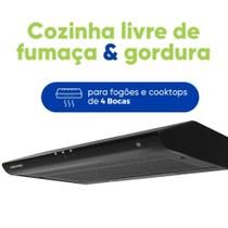 Depurador De Cozinha Exaustor 60 Cm De Parede Preto Bivolt - Colormaq Depurador De Cozinha Exaustor 60 Cm De Parede Preto Bivolt - Colormaq