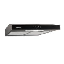 Depurador e Exaustor Suggar Slim 60 cm Preto 127V Sucção 390 m/h, Filtros Laváveis, LED e 3 Velocidades